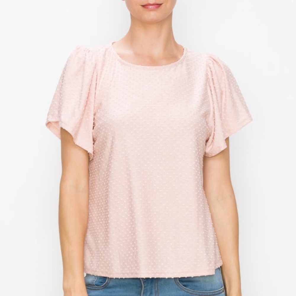 W5 light Blush pink blouse